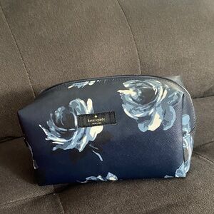 Kate Spade Navy Floral Cosmetic Bag